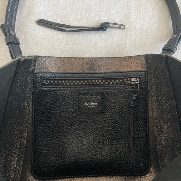 Botkier SoHo Black Pebbled Leather Tote - Picture 6 of 7